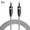 EMK QH4.0 Mini Toslink 3.5mm SPDIF Audio Optical Cable 3m - Black - 1