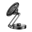 D27 Silver Car Magnetic Telescopic Folding Phone Holder for Navigation - 1