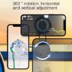 D27 Silver Car Magnetic Telescopic Folding Phone Holder for Navigation - 4
