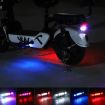 Motorcycle Bicycle Charging Strobe Warning Tail Light - White Light - 6