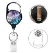Vintage Compass Map Badge Holder - 2pcs Retractable 65cm Reel (Mandala) - 3