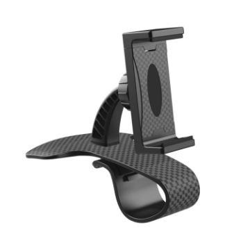 Black Car Dashboard Navigation Snap-on Mobile Phone Holder - 1