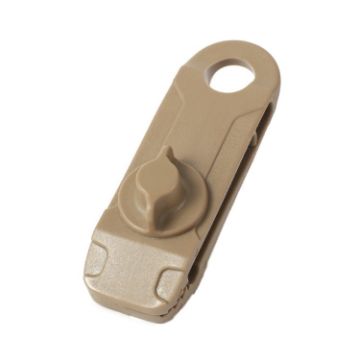 Mud-Color Tent Shark Clips for Canopy Windproof Camping Pull Points - 1