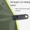 Dark Green Tent Shark Clips - Windproof Canopy Pull Points for Camping - 5