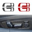 BMW 8 Series G14 Seat Adjustment Stickers 2019-2024 (2pcs, Black) - 2