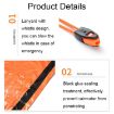 Emergency Warming Tent - Portable Aluminum Film, Triangular, Orange - 5