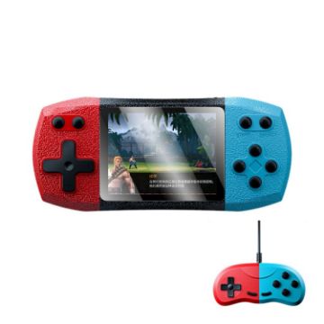 F1 3" Horizontal Screen 620 in 1 Pocket Console, Double Player Red Blue - 1
