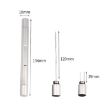 Gold Serrated Cigar Needle Dredger with Drilled Smoke Vent - Lightweight - 3