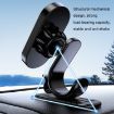D6 Black 360 Rotating Magnetic Car Phone Holder - 7