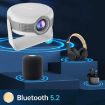 T269 Pro Smart Projector 1280x720P WiFi 6 4K Android 11 Home Cinema EU Plug - 6