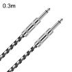 0.3m 6.35mm Guitar Cable TS Oxygen-Free Copper Core Two-Core Cable - 1