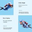 Fish Tank Diver Ornaments - 2pcs Aquascape Decorations (With Camera) - 4