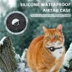 AirTag Tracker Silicone Case Reflective Cat Collar with Bell - Yellow - 7