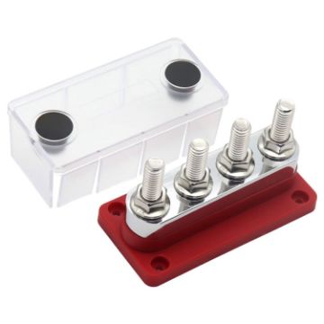 48V 600A RV & Ship 4-Way Large Electric DC Busbar (AOA4713CR-M10) - 1