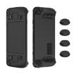 Steam Deck Controller Silicone Cover Case + 4 Key Caps (Black) - 1