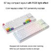 Ajazz K870T 87-Key Hot Swap Bluetooth/Wired RGB Mechanical Keyboard Black - 7