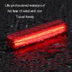 USB Rechargeable Waterproof Bicycle Tail Light - Night Riding Warning (White) - 5
