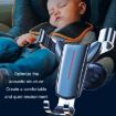Golden Air Outlet Triangular Gravity Sensor Car Phone Holder Clip - 6