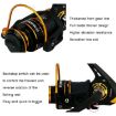 YUMOSHI JX6000 Metal Spinning Fishing Reel - Durable & Reliable - 7