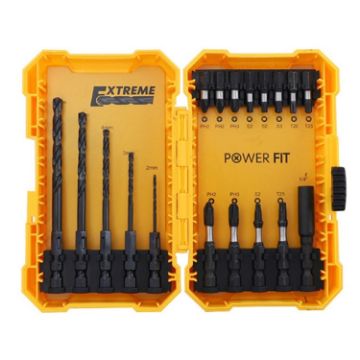 18 In 1 Alloy Drill Bit Set for Electricians - Impact Decoration Tools - 1