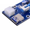 Mini PCI-E 1X to 16X Riser PCE164P-N03 VER006C, Blue Board 6pin - 5