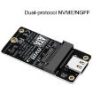 M.2 NVME Hard Disk Box RTL9210B Chip USB-C USB3.1 Gen2 10Gbps Black - 6