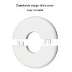 2.2mm White Round Hole Plug Cover - Decorative Style - 3