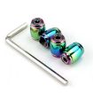 Colorful Automobile Valve Core Cap Tire Anti-deflation Valve Decor - 1