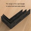 Small Silver Thickened Right Angle Hanging Cabinet Partition - 4