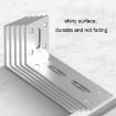 Small White Thickened Right Angle Hanging Cabinet Partition - 5