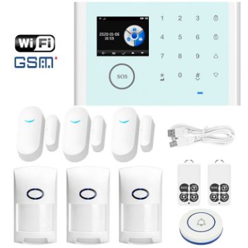 CS118 WIFI+GSM Tuya Smart Voice Alarm, Alexa/Google Compatible, Package 2 - 1