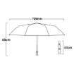 Dual-use Automatic Umbrella, Wind-resistant UV Sunshade, 60 Bone Beige - 2