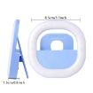Rechargeable Blue Clip Ring Selfie Light for Mobile Phone Fill Light - 3