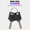 WEST BIKING 1.2m Bicycle Lock - PVC Steel Cable, Anti-theft, Waterproof - 8