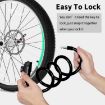WEST BIKING 1.2m Bicycle Lock - PVC Steel Cable, Anti-theft, Waterproof - 9