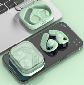 K23 TWS Hanging Ear Earphones Air Conduction Bluetooth Headset Green - 1