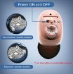 Rechargeable Invisible CIC Hearing Aids - Wireless Sound Amplifier (Black) - 5