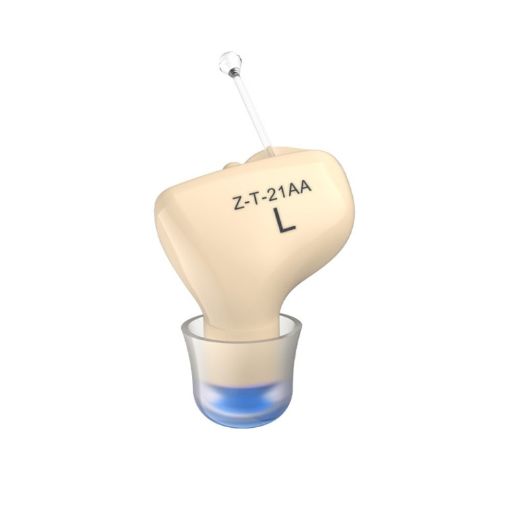 Invisible In-Ear Hearing Aid Sound Amplifier for Elderly, Left Ear, Skin Color - 1
