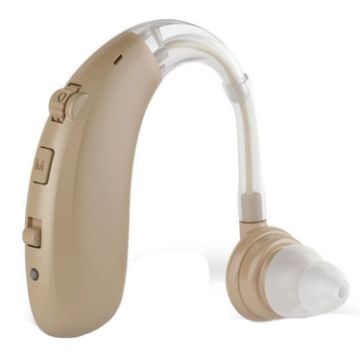 Skin-Color USB Charging Earhook Hearing Aid Sound Amplifier Noise Reduction - 1