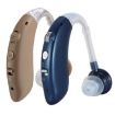 Blue USB Charging Earhook Hearing Aid Sound Amplifier Noise Reduction - 2