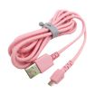 Razer/Naga Viper Pro/V2 Wireless Mouse Charging Cable - Pink - 1