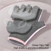 Yoga Sports Gloves - Non-slip, Shock-absorbing, Half-finger, Size S, Pink - 5