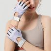 Yoga Sports Gloves - Non-slip, Shock-absorbing, Half-finger, Size M, Black - 9