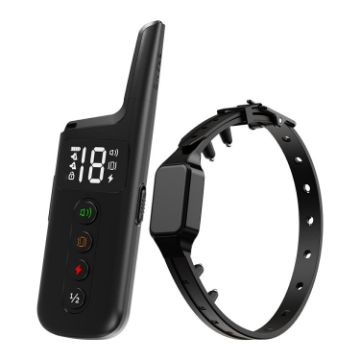 Pet Training Collar with Remote - Electric Shock & Wrap-around Design - 1