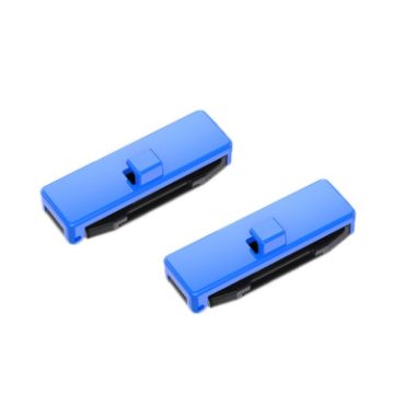 SHUNWEI Blue Car Safety Belt Limiter Anti-Stranglehold Clip - 1 Pair - 1