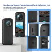 Insta360 X3 AMagisn Black Silicone Protective Lens Case Cover - 5