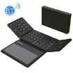 Leather Wireless Bluetooth Keyboard with Touch-Pad - Multi-System Portable Keypad - 2