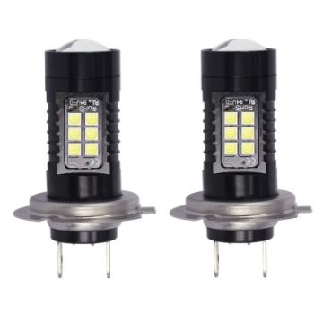1 Pair H7 High-Power LED White Light Automotive Fog Lamp - 1