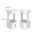 Anti-gravity Humidifier 580ml Water Droplet Backflow Aromatherapy White - 3