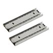 6" 16cm Thickened 3-Section Ball Slide Mute Drawer Track Rail - 1
